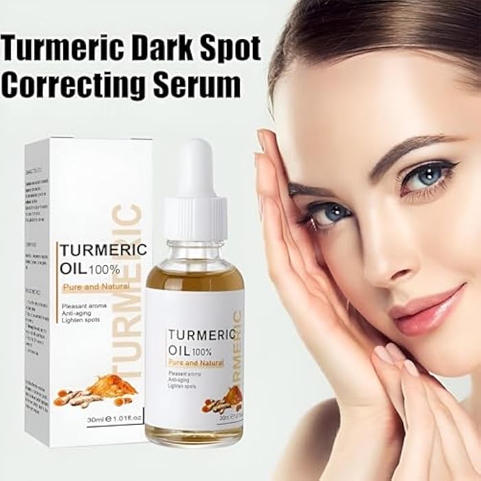 Mash Dark Spot Remover Turmeric Serum Oil for Face Reduces Pigment Essence Correcting Whitening Black Firm Spots Dullness Skin Care Moisturizer 30ml All Types Dr. Mash Unisex - Image 2